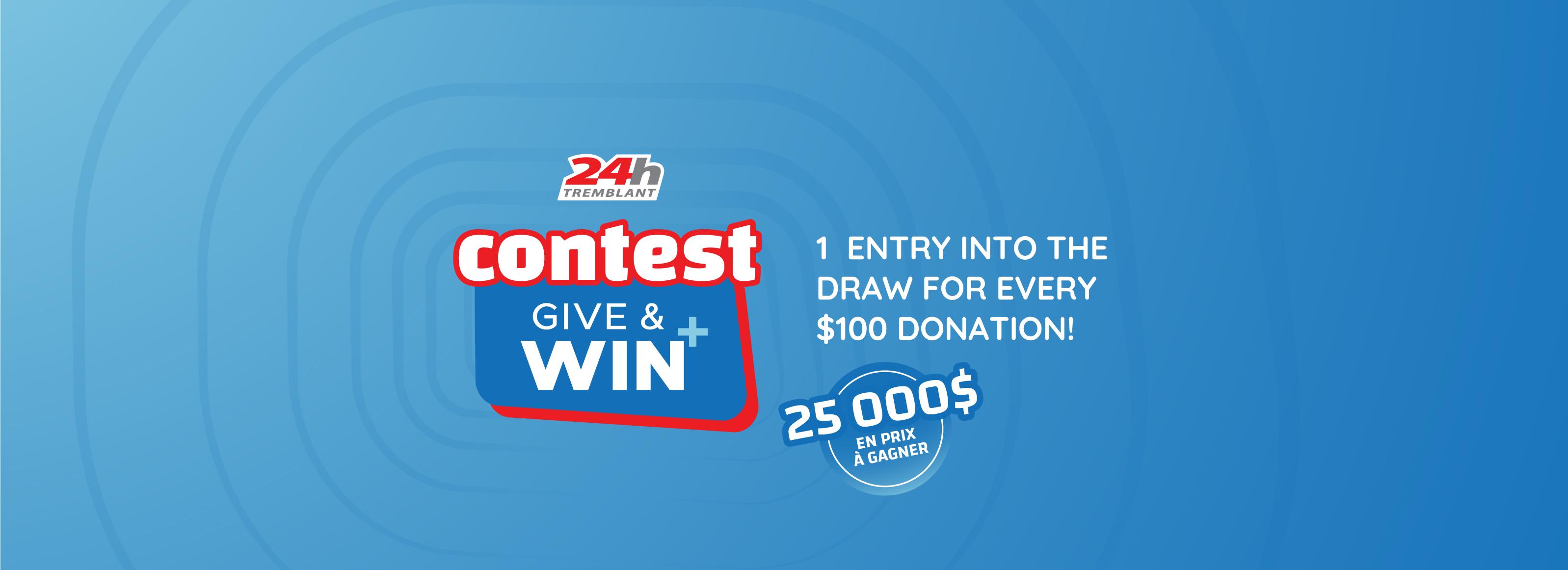 contest give and win + 24h tremblant