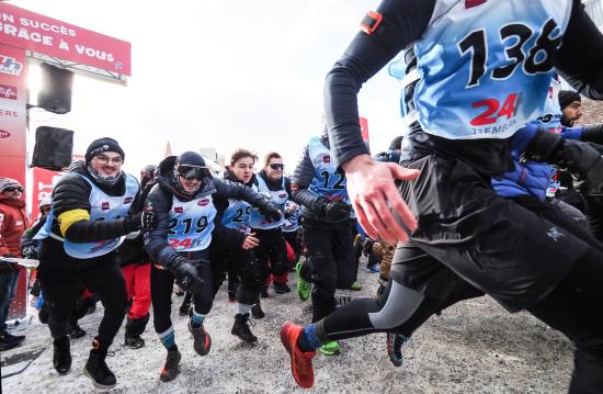 Participants au départ du 24h Tremblant de course