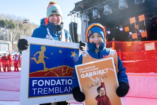 gabriel enfant parrainé 24h tremblant