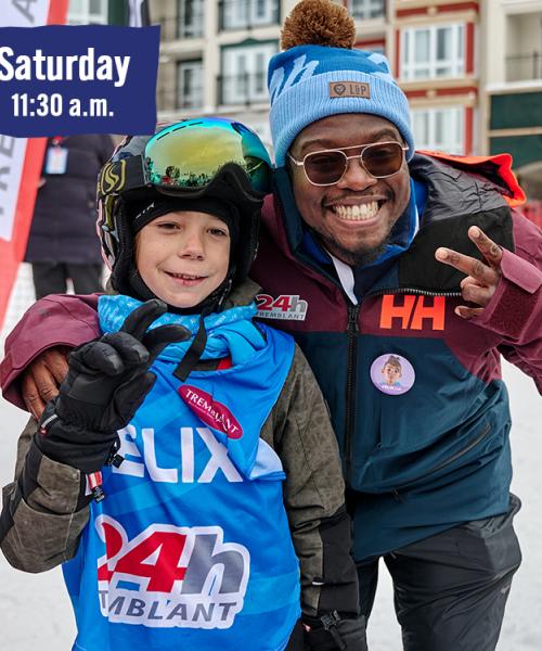 Présentation des enfants 24h Tremblant