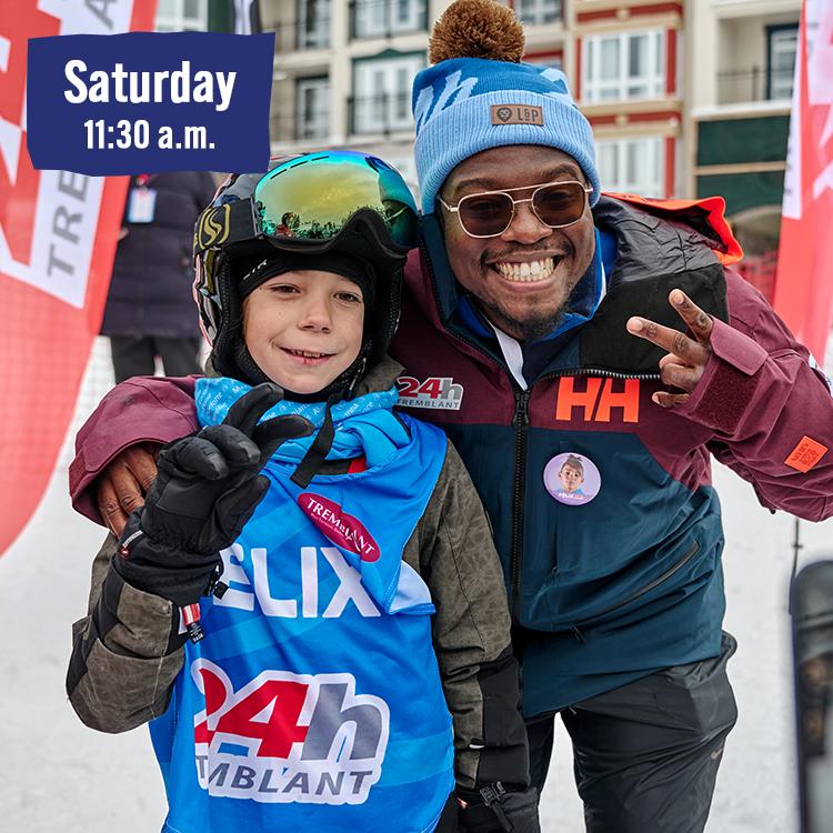 Présentation des enfants 24h Tremblant