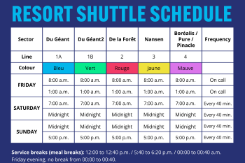 shuttles 24h tremblant 2024